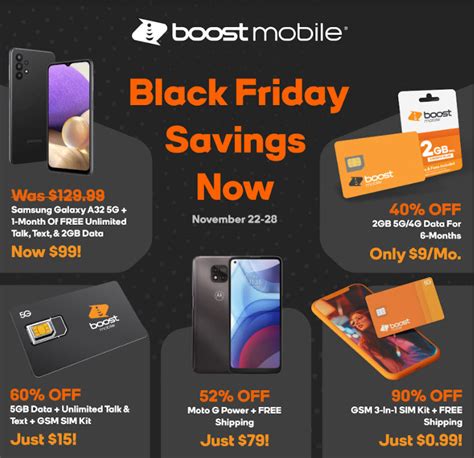Score Big With Boost Mobile Black Friday 2023 Deals on Phones and Plans